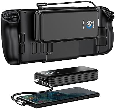 Antank Magnetic Power Bank for Steam Deck – 20000 m Ah Fast Charging Battery Pack with 45 W PD 3.0 Technology, Removable Magnetic Mount & Dual USB-C Cables – Ultimate Gaming Companion for Extended Playtime Antank Magnetic Power Bank for Steam Deck – 20000 m Ah Fast Charging Battery Pack with 45 W PD 3.0 Technology, Removable Magnetic Mount & Dual USB-C Cables – Ultimate Gaming Companion for Extended Playtime