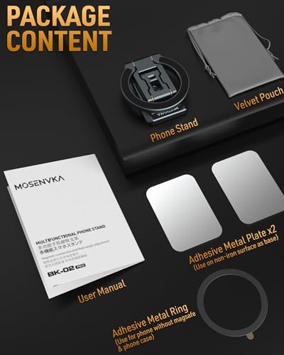 Revolutionary Dual Magnetic Phone Holder: Versatile Tripod Stand for i Phone 12-16, Perfect for Gym, Car, Airplane & More – Slim, Portable Design with Enhanced Stability and ARCA-Swiss Compatibility for Ultimate Convenience and Hands-Free Use