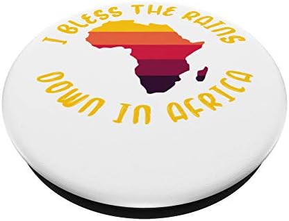 Elevate Your Mobile Experience with the “I Bless The Rains Down In Africa” Humorous Swappable Pop Grip – The Ultimate Fun & Functional Phone Accessory for Smartphones and Tablets – Perfect Comedic Gift for Him Featuring a Conversation-Starting Design and Enhanced Usability for On-the-Go Lifestyles