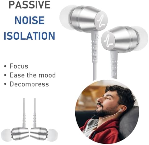 LUDOS OMNITONE USB-C Earbuds – Rich Sound Quality & Comfortable Fit for i Phone 16 & Samsung Galaxy S24 – Noise-Canceling Technology, Ergonomic Design, 5-Year Warranty – Turquoise – Perfect for Music, Gaming, and Calls with Quick USB-C Connectivity and Wide Device Compatibility