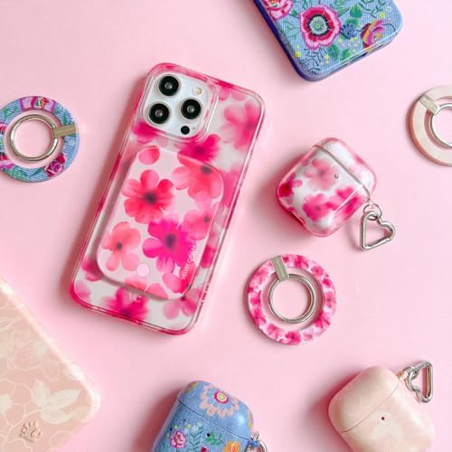 Stylish Hot Pink Leopard VELVET CAVIAR Magnetic Power Bank – Mag Safe Compatible Slim Charger for i Phone 12, 13, 14, 15 – Fast 5000 m Ah Portable Battery Pack with USB-C for Effortless Charging on the Go