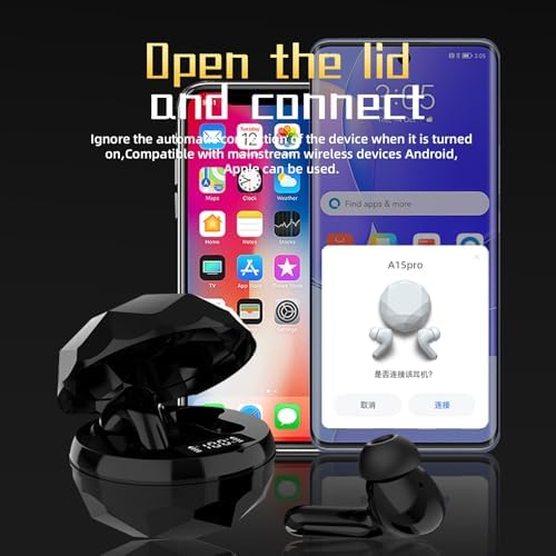 Charcoal Black 3-in-1 Smart Translation Earbuds – Effortless Real-Time Language Conversion with Bluetooth Connectivity, Supports 144 Languages & Accents, Superior Noise Cancellation for Uninterrupted Communication, Ideal for Travelers and Professionals, Ergonomically Crafted for All-Day Comfort and Portability