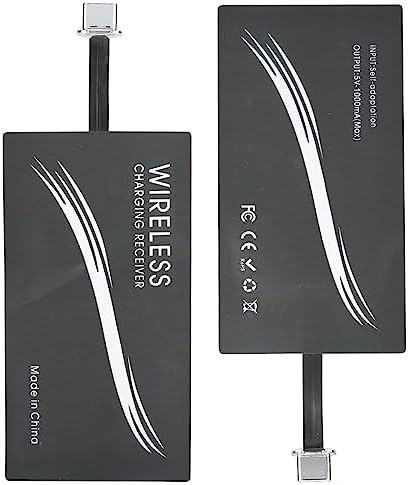 Transform Your USB Type C Device into a Qi Wireless Charging Powerhouse with Our Self-Adhesive Receiver – 2 Pack for Fast, Hassle-Free Charging on the Go!