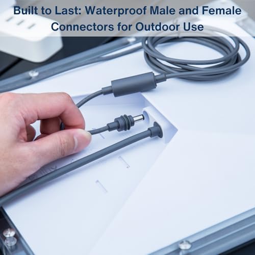 DC Female to USB-C Male Waterproof Power Adapter Cable for Starlink Mini – 100 W PD Power Delivery for Fast Charging, Ideal Outdoor Power Solution, Compatible with USB-C Chargers and Power Banks, Durable and Weather-Resistant Design for Uninterrupted Connectivity