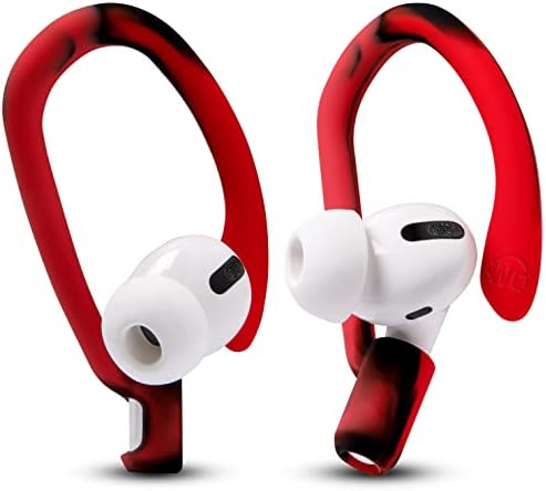 Patented WC Hook Z – Upgraded Over-Ear Hooks for Air Pods Pro 1, 2 & Air Pods 1, 2, 3 | Secure Fit Earbud Accessories with Unique Left & Right Design | Two Size Pairs Included | Winter White | Premium Quality by Wicked Cushions for Maximum Comfort and Stability