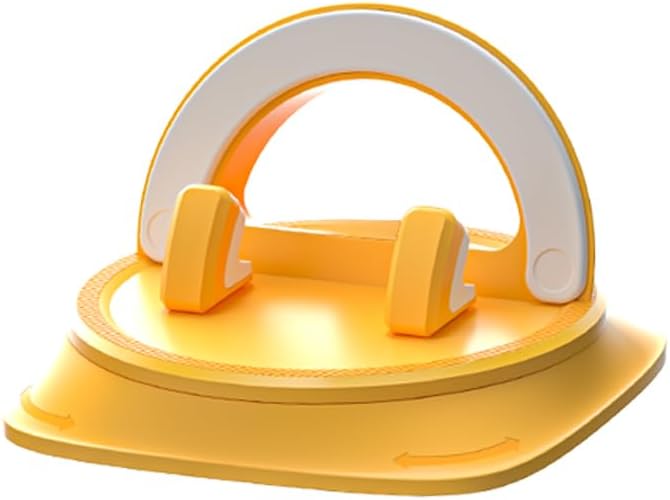 Car Phone Holder Mount, Dashboard Cell Phone Stand with Anti-Slip Base, Dual Adjustable Clips, Universal Compatibility (Ring) – Enhanced Compatibility and Speed