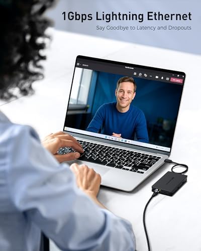 Elevate Your Connectivity with the Cable Matters 8-in-1 USB C Hub Multiport Adapter – Dual 4 K@60 Hz HDMI, 140 W Power Delivery, and Gigabit Ethernet for Unmatched Performance. Experience Lightning-Fast 10 Gbps Data Transfers with 2 USB-C and 1 USB-A 3.2 Ports, Perfectly Crafted for Seamless Device Integration. Ideal for Professionals Demanding Reliable Connectivity and Exceptional Visuals, This Compact Hub Supports One External Display on Mac OS, Making It Your Ultimate Travel Companion for Enhanced Efficiency and Power Management. Redefine Your Workspace Today!