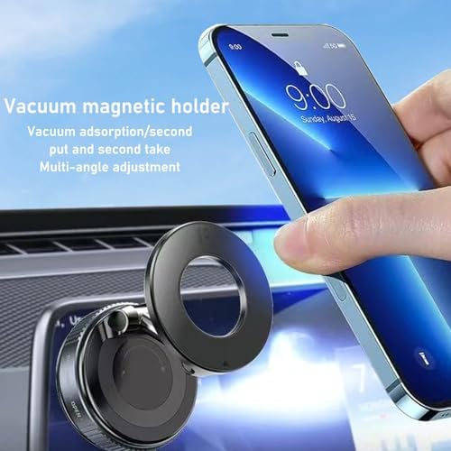 Revolutionary 360° Adjustable Magnetic Phone Holder – Ultimate Suction Cup Car Mount for All Smartphones, Perfect for Gym, Shower, and On-the-Go Use, Enhanced Magnetic Grip for Secure Attachment on Any Surface, Compact Foldable Design for Effortless Travel and Versatile Accessibility