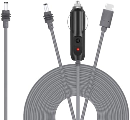 Ultimate 3-in-1 DC Charging Cable for Starlink Mini – 18 FT Extra Long Power Cord with Barrel Plug, USB-C & DC Connectivity – Superior Durability, Enhanced Charging Speed & Outdoor Compatibility for All Your Devices