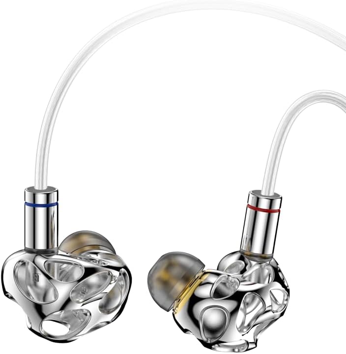 Transform Your Listening Journey with keephifi BLON BL-T3 High Fidelity In-Ear Monitors – Premium 11 mm Copper Clad Diaphragm for Deep Bass and Crystal Clear Vocals, Ergonomically Crafted for All-Day Comfort, Perfectly Suited for Sports, Gaming, and Music Enthusiasts, Enhanced Device Compatibility Featuring Built-in Mic for Effortless Hands-Free Communication – Lightweight Yet Durable Design to Complement Your Active Lifestyle