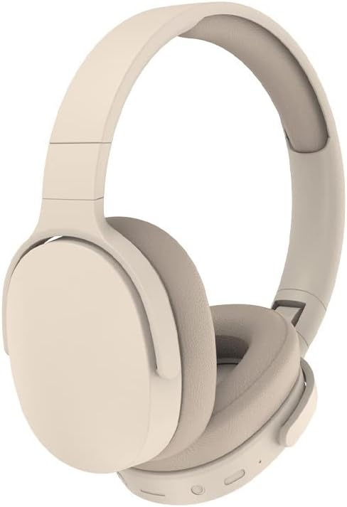 Elevate Your Listening Experience with FIKDCMJ Wireless Over-Ear Headphones – Advanced Noise Cancellation, 12 Hours of Playtime, Hi-Fi Sound & Deep Bass for Audiophiles – Ultra-Lightweight & Foldable Design Perfect for Travel, Luxurious Soft Protein Earpads for All-Day Comfort – Ideal for Home Office, On-the-Go Use & Multi-Device Compatibility
