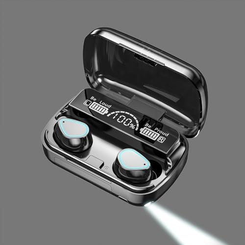 Revolutionary True Wireless Earbuds with Bluetooth 5.3 – IP7 Waterproof Sport Headset with Touch Control & Built-in Mic for Ultimate Audio Freedom – LED Power Display for On-the-Go Convenience – Model 10