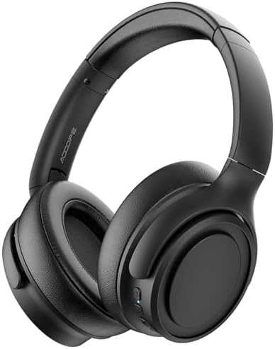 Experience Unmatched Sound with Our Over-Ear Bluetooth Headphones Featuring 30-Hour Battery Life | Hi-Fi Audio & Noise Isolation for Ultimate Focus | Versatile Wireless & Wired Use for Studying, Working, Sports, and Entertainment | Sleek Black Design Perfect for Every Lifestyle