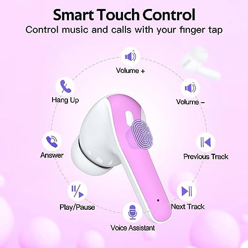 TAGRY True Wireless Bluetooth Earbuds – 60 Hours Playback with LED Battery Display, IPX5 Waterproof, Wireless Charging Case – Perfect for Sports, TV, Smartphones, and Laptops – Superior Sound Quality and Comfort for Active Lifestyles
