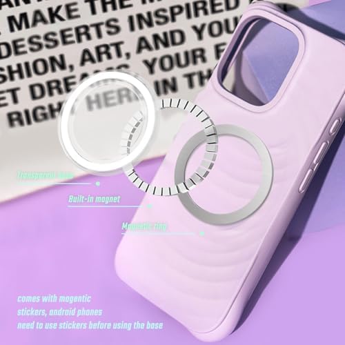 Mag Safe-Compatible Transparent Collapsible Phone Grip Stand – Durable Hands-Free Holder for Smartphones & Tablets, Ideal for Streaming and Selfies – Sleek, Portable Design for On-the-Go Convenience