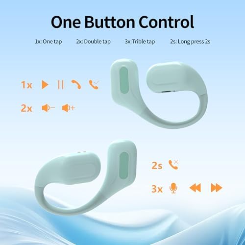 Elevate Your Audio Experience: Premium Bluetooth 5.3 Sport Earbuds with IP7 Waterproof Protection, 24-Hour Playback, Noise-Canceling Technology, and Secure Over-Ear Hooks for Unmatched Performance in Any Environment