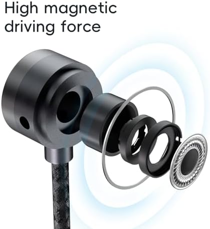 Experience Pinnacle Sound Precision with Hi By Yves Hi Fi Wired In-Ear Monitors – Premium Earbuds with Advanced Titanium Drivers and 6 mm N52 Magnets for Audiophile-Level Fidelity – Custom Dual-Density Ear Tips for Superior Noise Isolation and Universal Device Compatibility