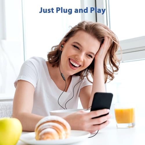 Experience Unmatched Audio Clarity with APETOO Wired Earbuds – Advanced Noise Isolation In-Ear Headphones for Seamless Compatibility with All Devices Including Laptops, Smartphones, and Gaming Consoles – Exceptional Sound Quality with Built-In Microphone for Effortless Communication – Ergonomically Designed for All-Day Comfort and Durability – Ideal for Students, Gamers, and Professionals – Universal 3.5 mm Jack for Instant Connectivity and Versatile Use