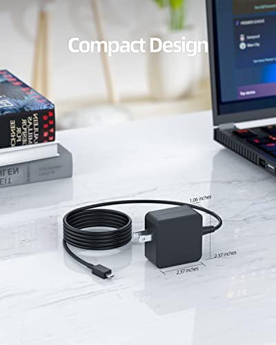 High-Performance 24 W UL Certified Charger for Asus Chromebook C100 Series – Safe, Fast, and Reliable Power Supply Adapter with Enhanced Compatibility for C100 P, C100 PA, C201 Models – 30-Day No-Questions-Asked Replacement Guarantee