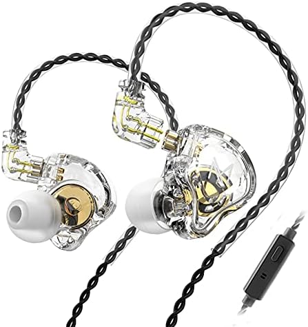 FEDAI TRN MT1 High-Fidelity In-Ear Monitor Earbuds – Premium 10 mm Dynamic Driver Technology, Detachable Cable for Customization, Built-in Microphone for Effortless Calls, Sleek Black Design for Audiophiles and Everyday Use – Unmatched Sound Quality and Versatile Device Compatibility