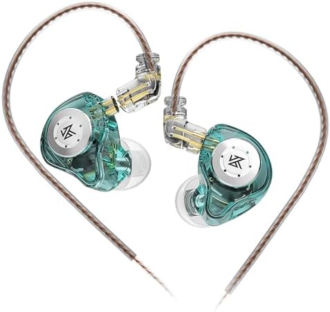 KZ EDX PRO Wired In-Ear Headphones – Premium Hi-Fi Stereo Sound with Dynamic Driver for Gaming and Audiophile Experiences, Noise-Cancelling Earbuds in Elegant White, Featuring Integrated Microphone for Crystal Clear Communication – Unmatched Comfort and Broad Device Compatibility for Elevated Listening Quality