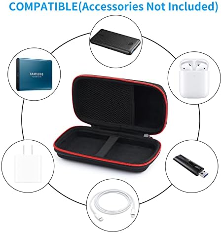 Ultimate Medium Power Bank Hard Travel Case for RAV Power, Anker, INIU, and Miady Models – Durable EVA Storage Solution with Enhanced Protection and Accessibility for Portable Chargers on the Go
