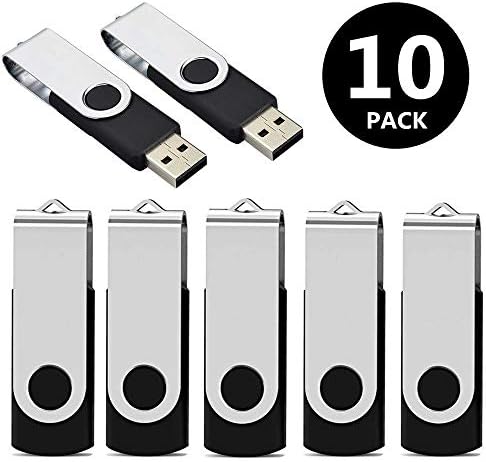 High-Speed Aiibe 64 GB USB Flash Drive 10-Pack | Reliable USB 3.0 Thumb Drives for Effortless Data Transfer | Ideal Storage Solution for Home, Office & Education | Versatile Memory Stick Set with Enhanced Compatibility