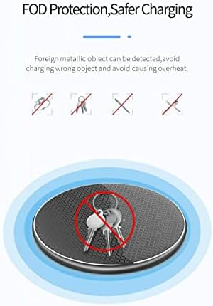 Ultra-Fast Wireless Charging Pad with External Receiver U01 for Samsung Galaxy A12, A22, A32, A42, A52, A72 – Effortless Power with Enhanced Compatibility for 4 G & 5 G Devices – Sleek Design & Safety Features for Modern Charging Solutions