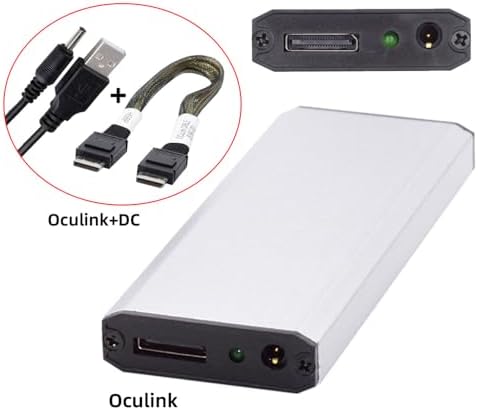 Elevate Your Computing Power: Cablecc SFF-8612 Oculink to M.2 NVMe PCIe SSD Enclosure Adapter for 2280 SSDs – Ultimate Speed and Compatibility Upgrade for Your Mainboard