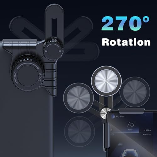 Mag Safe Magnetic Phone Mount for Tesla Model Y & Model 3 (2024) – Non-Adhesive, Universal Fit, Effortless Installation, Enhanced Safety & Style – Ultimate Accessory for Your Tesla Driving Experience