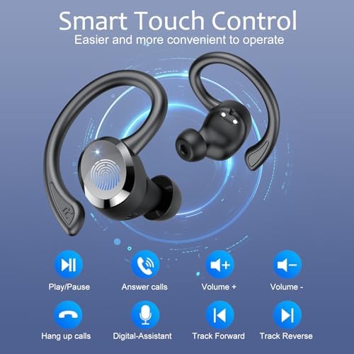 Transform Your Audio Experience with Cutting-Edge Bluetooth 5.4 Wireless Earbuds – Hi-Fi Stereo Sound with Advanced ENC Noise Cancellation – IP7 Waterproof for Ultimate Durability – 68-Hour Battery Life with Dual LED Display for Real-Time Monitoring – Perfect for Active Lifestyles and Everyday Connectivity