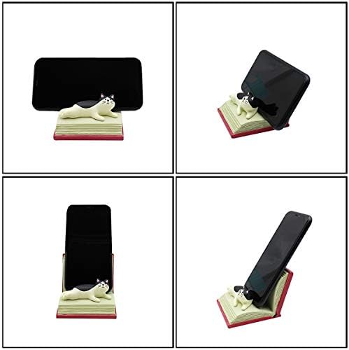 Charming Pink Cat Sofa Phone Holder Stand – Eco-Friendly Multi-Functional Desk Accessory for Seamless Hands-Free Use in Home or Office – Perfect Gift for Cat Lovers and Stylish Workspaces