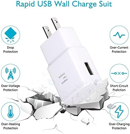 Fast Charging USB Type C Cable for Samsung Galaxy Devices – 6.6 Ft Durable Charger Cord for S25/S24/S23/S22/S21/S20/S10 Series, Note 8/9/10/20 – Enhanced Power Delivery and Universal Compatibility for Optimal Performance
