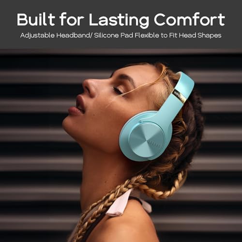 Transform Your Listening Journey with DOQAUS Over-Ear Bluetooth Headphones: 90-Hour Playtime, Tailored EQ Settings, and Superior Noise Cancellation for Unmatched Comfort and Audio Clarity in Music and Calls