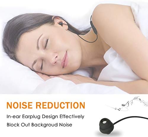 Wireless Bluetooth Sleep Earbuds: Soft In-Ear Headphones for Insomnia Relief, 18 Hours Playtime, Perfect for Side Sleepers, Gym & Relaxation – Enhanced Comfort & Sound Isolation – Stylish Black Design