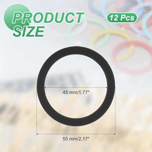 Universal Magnetic Adapter Ring Kit – 12 Ultra-Thin Yellow Metal Stickers for Enhanced Phone Case Compatibility and Wireless Charging Efficiency – Secure Adhesive Solution for Magnetic Mounts and Accessories – Easy Installation for Maximum Grip and Stability