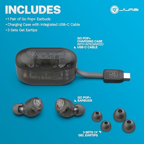 JLab Go Air Pop True Wireless Bluetooth Earbuds – Teal | IPX4 Sweat-Resistant for Active Lifestyles | Dual Connect Technology for Independent Listening | Bluetooth 5 for Effortless Pairing | Customizable Audio with 3 EQ Settings: Signature, Balanced, Bass Boost | Ultimate Comfort & Durability for On-the-Go Enthusiasts
