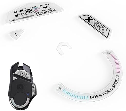 Upgrade Your Gaming Precision with YIMAGUJRX Glass Mouse Skates for Logitech G 502 Lightspeed Wireless – Experience Lightning-Fast Movement and Unmatched Durability, Perfect Fit for Enhanced Control and Comfort, Sleek Black Design!