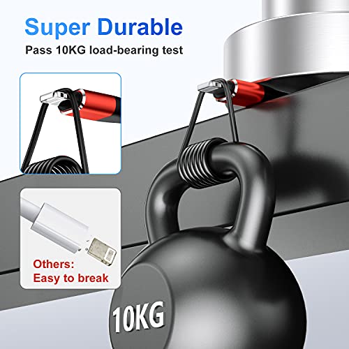 Ultimate i Phone Charger Cord Set – 4 Pack (1.5/3/6/6 FT) | MFi Certified Lightning Cables for Fast Charging | Compatible with i Phone 13, 12 Pro Max, Mini, 11 Pro, XS, XR, X, 8, 7 Plus, 6 s, 6 SE (2020), i Pad, i Pod | Durable Nylon Braided Design for Tangle-Free Convenience | Elevate Your Charging Experience with Enhanced Compatibility and Speed