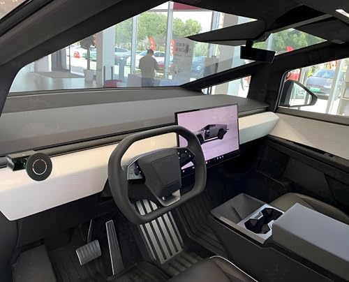 Revolutionary Clamp Type Phone Mount for Tesla Cybertruck – Effortless Mag Safe Compatibility & Hassle-Free Installation, Securely Holds Your i Phone and Cases for Optimal Navigation & Hands-Free Calling on the Road