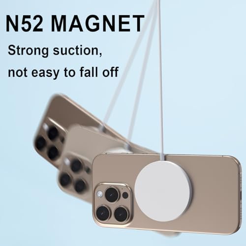 Enhance Your Charging Experience with the Premium 15 W Mag Safe Wireless Charger – LCD Display, Magnetic Fast Charging Pad for i Phone 12-16 Series, Sleek Glass Design, USB-C Port, Perfect for On-the-Go Power Solutions