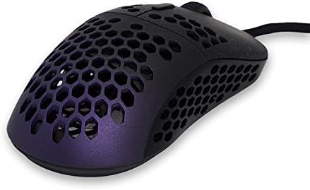 Gwolves Hati HTS Ultralight Honeycomb Wired Gaming Mouse – 48 g Precision with 16,000 DPI Sensor, Low Latency, Anti-Interference, 6 Customizable Buttons, On-Board Memory for PC/Mac/Laptop – Stardust Golden Small Edition for Maximum Speed and Comfort
