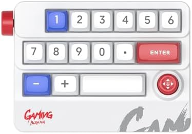 Transform Your Productivity and Gaming with the Black Wired Mechanical Numeric Keypad – Fully Hot-Swappable Keys, Customizable RGB Backlight, and Programmable Macro Functions for Seamless Office and Gaming Experience with Joystick Control