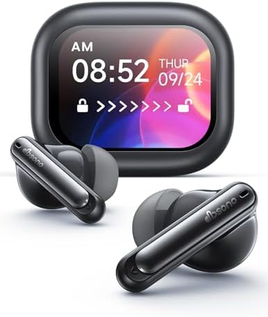 Elevate Your Audio Experience with High-Performance Wireless Bluetooth Earbuds: Immerse in 13 mm Hi-Fi Deep Bass Sound, 30-Hour Playtime, and Touchscreen Controls – IPX5 Water-Resistant for Active Lifestyles, Featuring USB-C Fast Charging and Built-in Mic for Crystal-Clear Calls – Perfect Gift for Teens and Adults in Stylish Black Finish. Experience Unmatched Comfort and Versatility for Gym Sessions, Daily Commutes, and Relaxation. Enjoy Seamless Connectivity with 5.4 TWS Technology for a Superior Listening Journey.