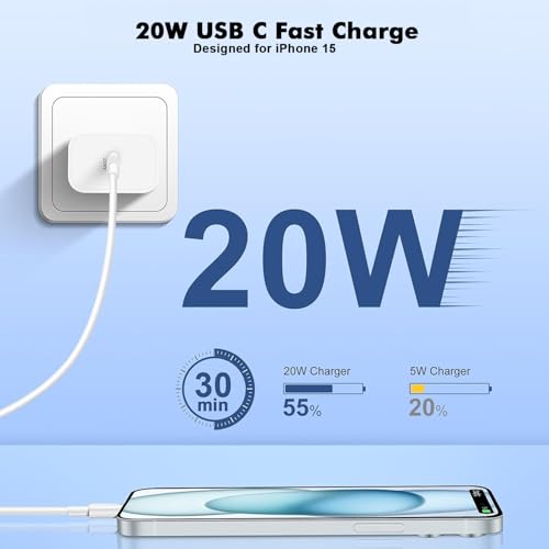 Effortless Power on the Go: 40 W Dual USB-C Fast Car Charger for i Phone with 2 Lightning Cables – Rapid Charging for i Phone 14/13/12/11 Pro Max and i Pads, Enhanced Compatibility, and Built-in Safety Features for Ultimate Device Protection