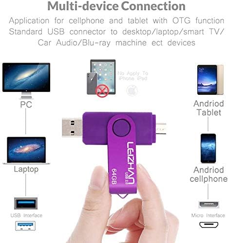 Unlock Ultimate Storage with LEIZHAN 128 GB OTG Flash Drive – Fast USB 2.0 Micro Pendrive for Android Devices, Perfect for Samsung Galaxy, Xiaomi, LG, Sony, One Plus, HTC, and Meizu – Reliable, Portable Memory Solution for Photos, Videos, and Documents