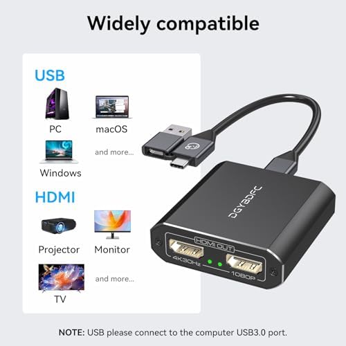 Unlock Your Full Potential with the USB C to Dual HDMI Adapter – Dual 4 K@60 Hz Extended Display for Mac Book Pro & Air – Effortless Plug-and-Play Setup for Gamers & Professionals – Experience Unmatched Productivity with Stunning Visuals and Seamless Multitasking