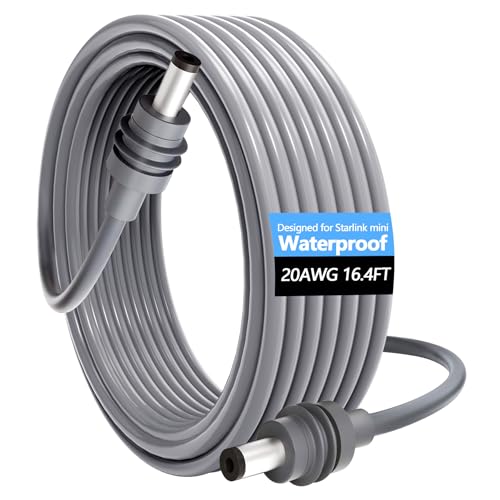 33 FT Starlink Mini USB-C Cable – Ultra-Durable 100 W PD Charging Solution, Waterproof and High-Speed Data Transfer for Power Banks & Chargers (10 M, Sleek Gray) – Ultimate Compatibility and Long-Distance Performance