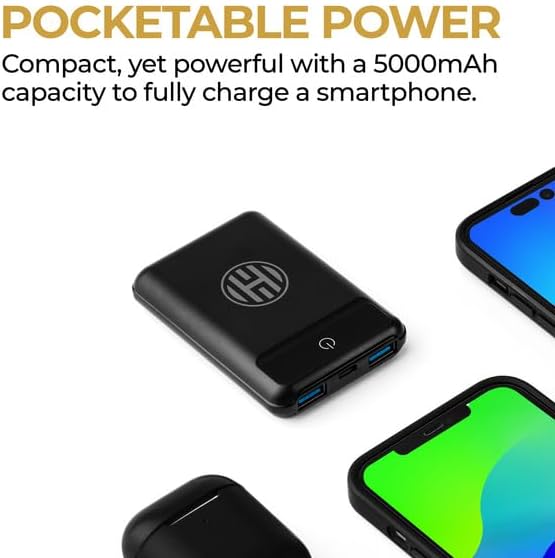 HALO 5000 m Ah Dual USB Power Bank – Ultimate Travel Companion with Fast Charging and Enhanced Device Compatibility Experience uninterrupted power with the HALO 5000 m Ah Dual USB Power Bank, engineered for those who demand efficiency on the go. This compact and lightweight charger features dual USB ports, allowing you to charge two devices simultaneously without sacrificing speed. Designed for busy professionals and avid travelers, this portable power bank boasts a robust 5000 m Ah capacity, ensuring your smartphones, tablets, and gadgets remain energized throughout your adventures. With advanced fast charging technology, you can minimize downtime and stay connected when it matters most. Crafted from high-quality materials for durability, this power bank is not just functional but also stylish, making it the perfect accessory for modern lifestyles. Elevate your charging experience and never worry about battery life again with the HALO Power Bank – where convenience meets performance.