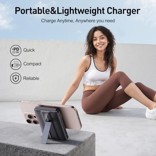 Revolutionize Your Charging Experience with the 2025 Magnetic Wireless 10000 m Ah Power Bank – Effortless Fast Charging at 22.5 W for i Phone 16/15/14/13/12 Models – Sleek, Portable Design with Built-in LED Display for Instant Battery Monitoring and Enhanced Compatibility